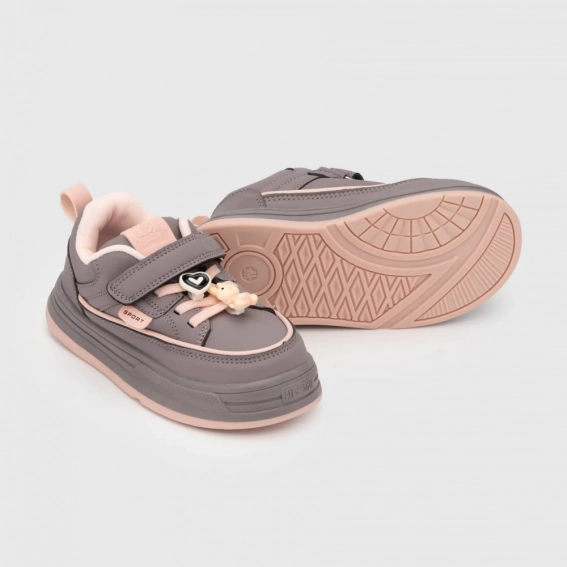 Кроссовки для девочки Мышонок A69-2P Сиреневый фото 3 — интернет-магазин Tapok