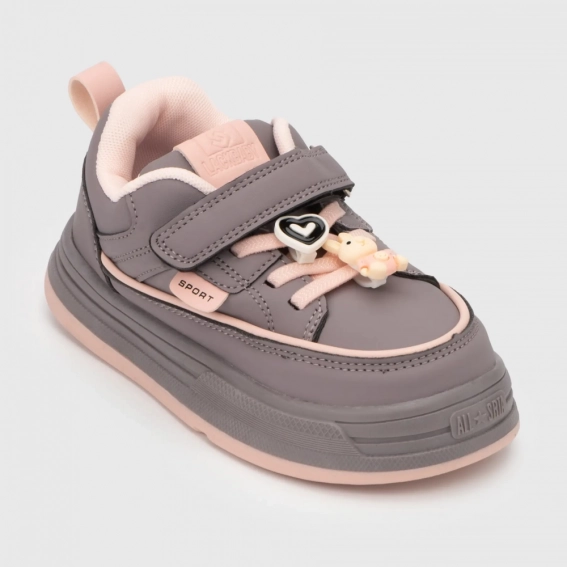 Кроссовки для девочки Мышонок A69-2P Сиреневый фото 4 — интернет-магазин Tapok