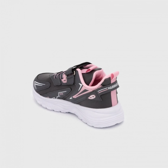 Кросівки для дівчинки HABIBEAR 104 Сіро-рожевий фото 4 — інтернет-магазин Tapok