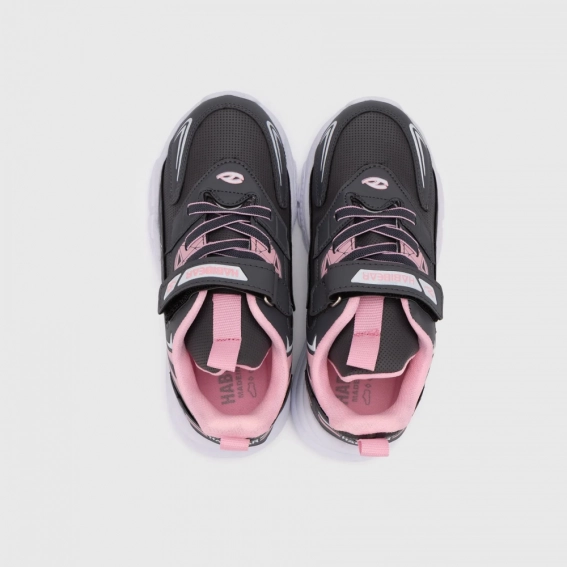 Кросівки для дівчинки HABIBEAR 104 Сіро-рожевий фото 7 — інтернет-магазин Tapok