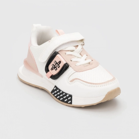 Кроссовки для девочки Y.Top YD198-3 Бело-розовый фото 3 — интернет-магазин Tapok