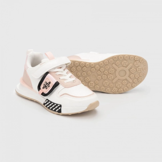 Кроссовки для девочки Y.Top YD3320-3 Бело-розовый фото 2 — интернет-магазин Tapok