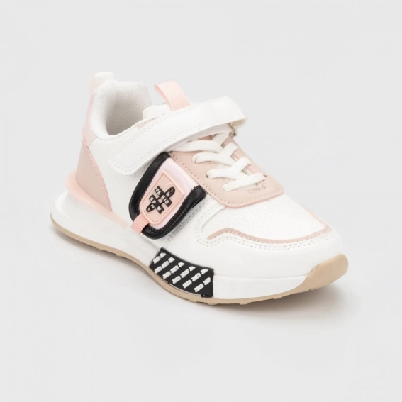 Кроссовки для девочки Y.Top YD3320-3 Бело-розовый фото 4 — интернет-магазин Tapok