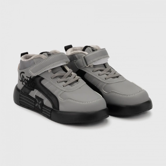 Кроссовки для мальчика TOM.M 10852C Серый фото 1 — интернет-магазин Tapok