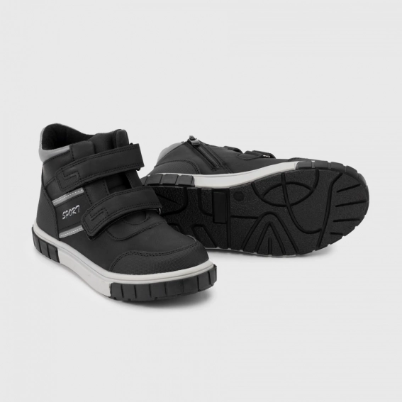 Ботинки для мальчика ЛУЧ Q2233-2 Черный фото 2 — интернет-магазин Tapok