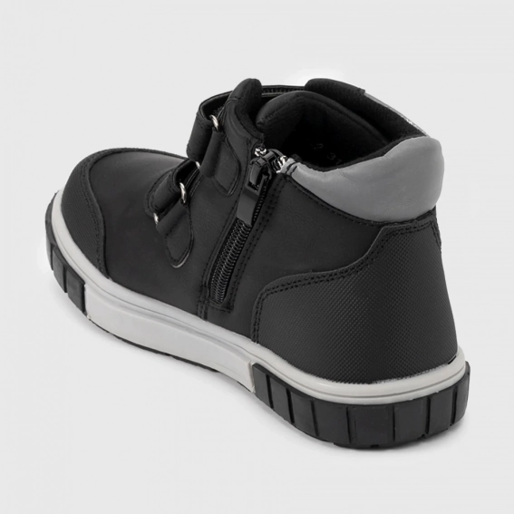 Ботинки для мальчика ЛУЧ Q2233-2 Черный фото 7 — интернет-магазин Tapok