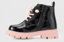 Ботинки для девочки Bessky B2666-5A Черно-розовый Фото 3