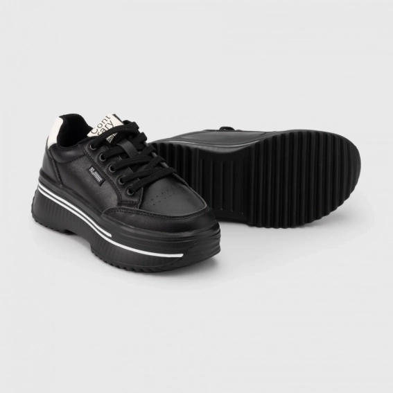Кроссовки для девочки Jong Golf C11017-0 Черный фото 5 — интернет-магазин Tapok