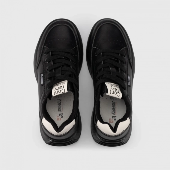 Кроссовки для девочки Jong Golf C11017-0 Черный фото 8 — интернет-магазин Tapok