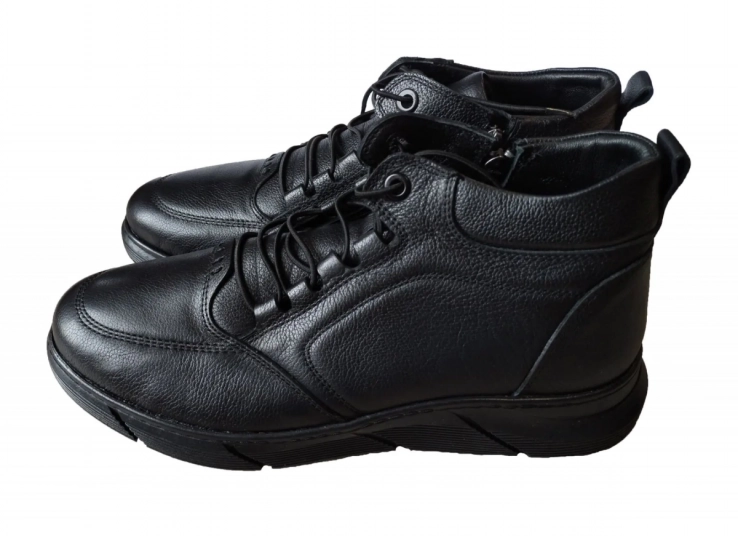Ортопедические ботинки мужские Pabeste MRD-2 Черные фото 3 — интернет-магазин Tapok