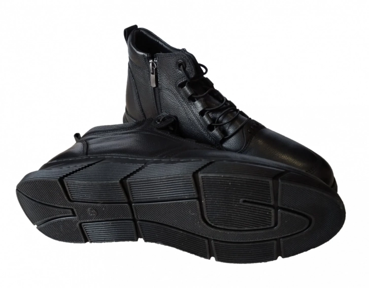 Ортопедические ботинки мужские Pabeste MRD-2 Черные фото 4 — интернет-магазин Tapok