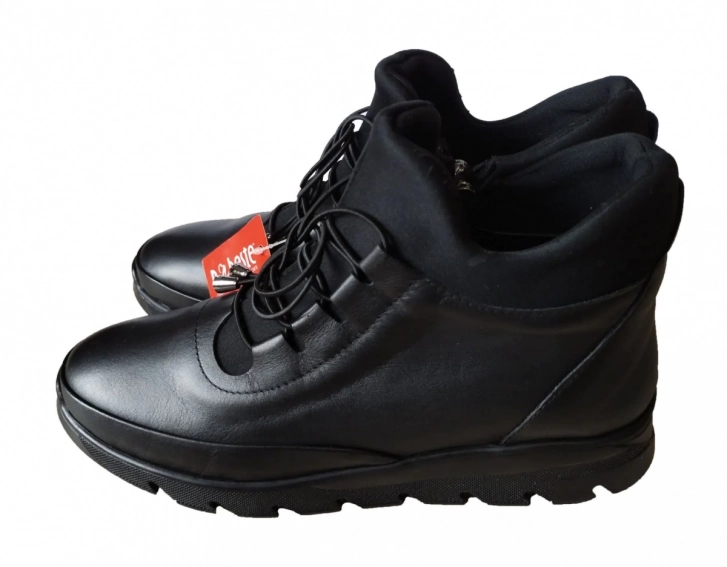 Ортопедические ботинки женские Pabeste ES53 Черные фото 3 — интернет-магазин Tapok