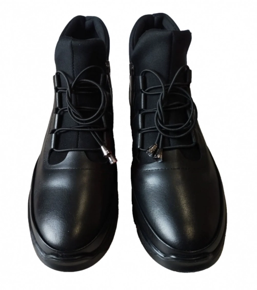 Ортопедические ботинки женские Pabeste ES53 Черные фото 5 — интернет-магазин Tapok