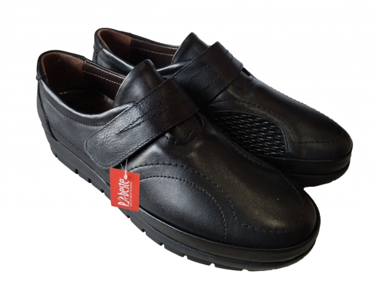 Ортопедические туфли женские Pabeste ES151 Черные фото 1 — интернет-магазин Tapok