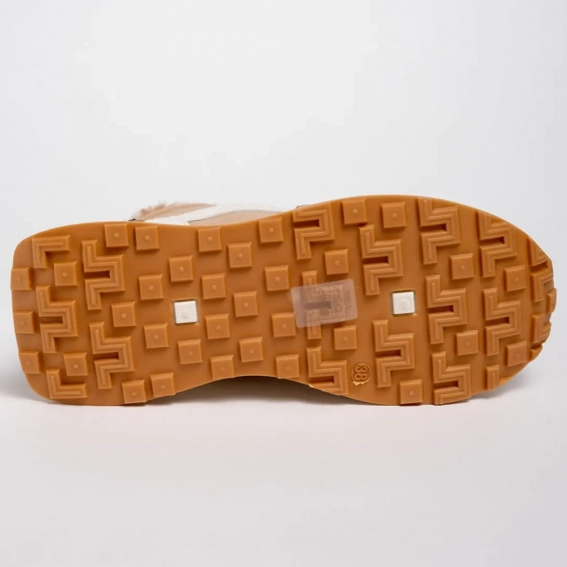 Кросівки високі зимові 341435 Fashion Бежевий фото 3 — інтернет-магазин Tapok