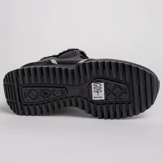 Кросівки зимові високі 341608 Fashion Чорний фото 3 — інтернет-магазин Tapok