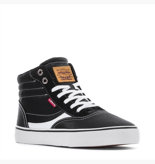 Кросівки чоловічі Levis Lance Mid Canvas Ct Black 519284-06A1 фото 9 — інтернет-магазин Tapok