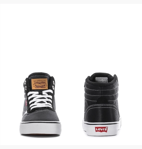 Кросівки чоловічі Levis Lance Mid Canvas Ct Black 519284-06A1 фото 11 — інтернет-магазин Tapok