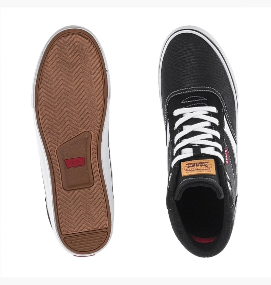 Кросівки чоловічі Levis Lance Mid Canvas Ct Black 519284-06A1 фото 12 — інтернет-магазин Tapok