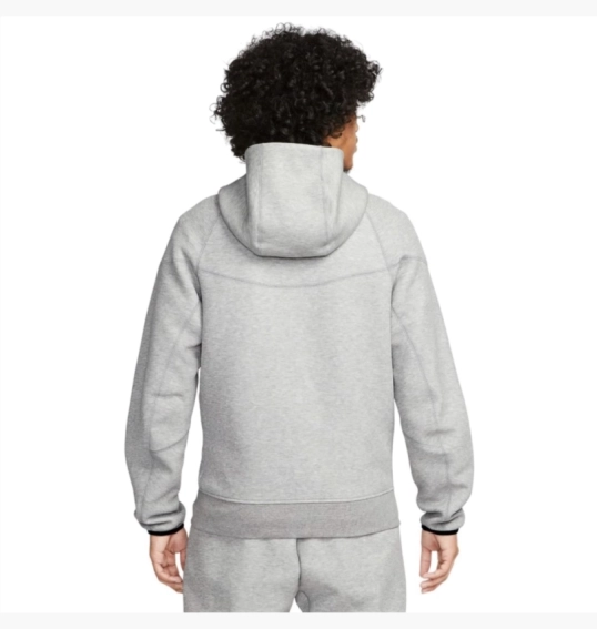 Толстовка чоловіча Nike Tech Fleece Full-Zip Hoodie Grey FB7921-063 фото 10 — інтернет-магазин Tapok