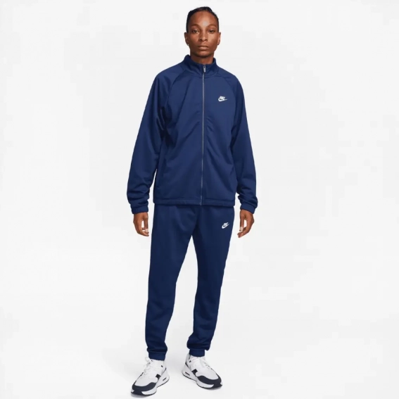 Спортивный костюм Nike Club Poly-Knit Tracksuit Blue FB7351-410 фото 2 — интернет-магазин Tapok