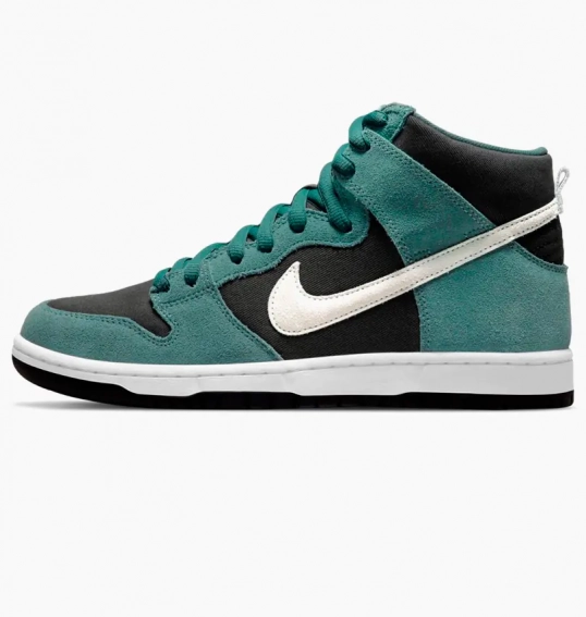 Кросівки Nike Sb Dunk High Pro Black/Green Dq3757-300 фото 1 — інтернет-магазин Tapok