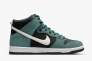 Кросівки Nike Sb Dunk High Pro Black/Green Dq3757-300 Фото 5