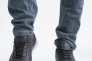Мужские кроссовки кожаные весенне-осенние черные Emirro Б1 Фото 2