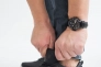 Мужские кроссовки кожаные весенне-осенние черные Emirro Б1 Фото 3