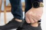 Мужские кроссовки кожаные весенне-осенние черные Emirro Б1 Фото 8