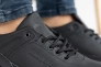 Мужские кроссовки кожаные весенне-осенние черные Emirro Б1 Фото 9
