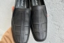 Чоловічі туфлі шкіряні весняно-осінні чорні Walker 16 Фото 3