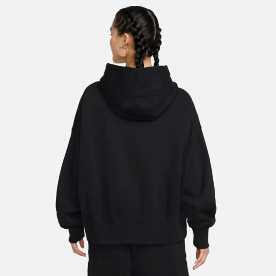 Кофта женская NIKE W NSW PHNX FLC OOS PO HOODIE DQ5858-010 фото 2 — интернет-магазин Tapok