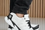 Мужские кроссовки кожаные весенне-осенние черные-белые Emirro А4 Фото 1