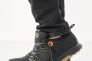 Мужские кроссовки кожаные весенне-осенние черно-коричневые Emirro М8 Фото 1