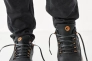 Мужские кроссовки кожаные весенне-осенние черно-коричневые Emirro М8 Фото 2