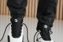 Мужские кроссовки кожаные весенне-осенние черные-белые Emirro А2 Фото 2