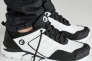 Мужские кроссовки кожаные весенне-осенние черные-белые Emirro А2 Фото 4