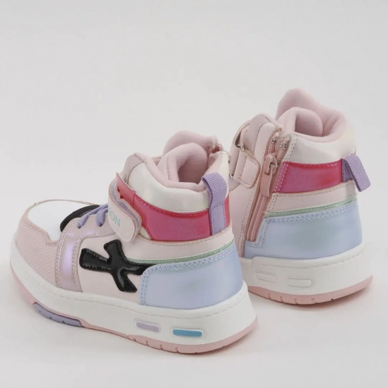 Ботинки детские 338444  Fashion Розовый фото 5 — интернет-магазин Tapok