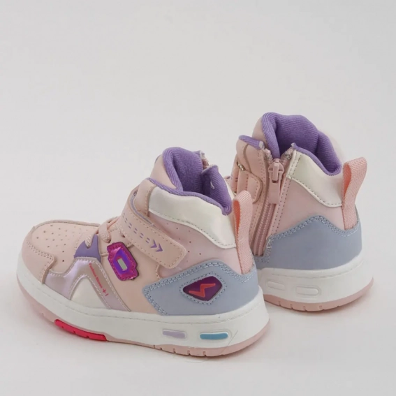 Ботинки детские 338441  Fashion Розовый фото 5 — интернет-магазин Tapok