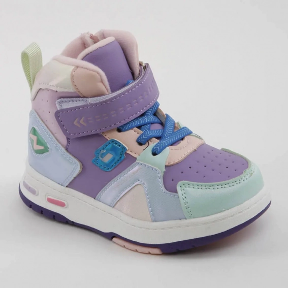 Ботинки детские 338443  Fashion Фиолетовый фото 1 — интернет-магазин Tapok