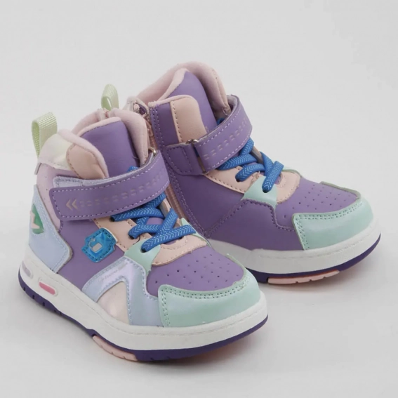 Ботинки детские 338443  Fashion Фиолетовый фото 4 — интернет-магазин Tapok