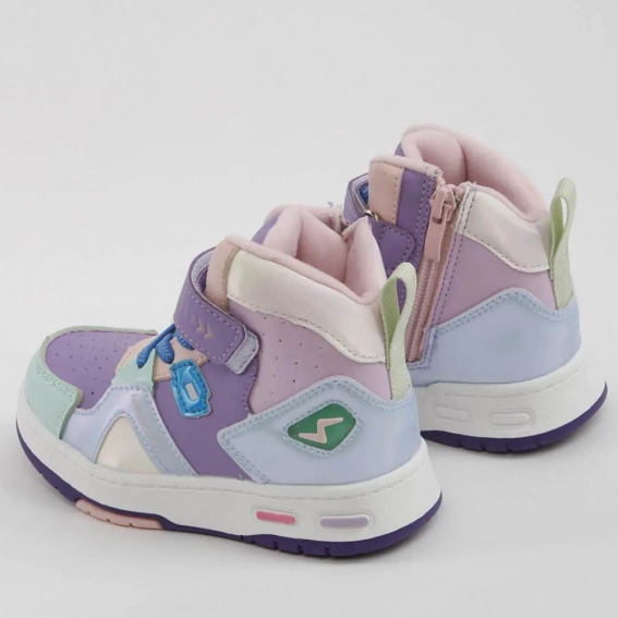 Ботинки детские 338443  Fashion Фиолетовый фото 5 — интернет-магазин Tapok