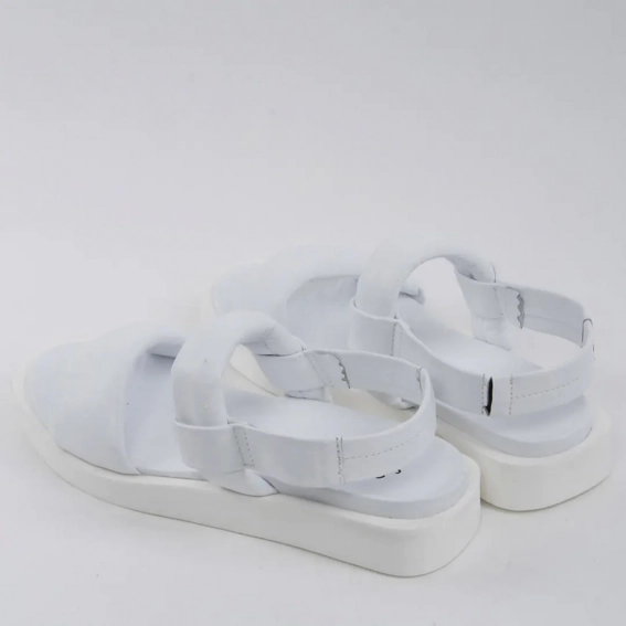 Босоножки женские кожаные 338602  Fashion Белый фото 5 — интернет-магазин Tapok