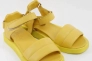 Босоніжки жіночі шкіряні 338596 Fashion Жовтий Фото 3