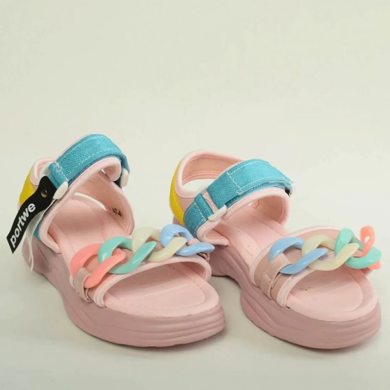 Босоножки детские 338338  Fashion Розовый фото 4 — интернет-магазин Tapok