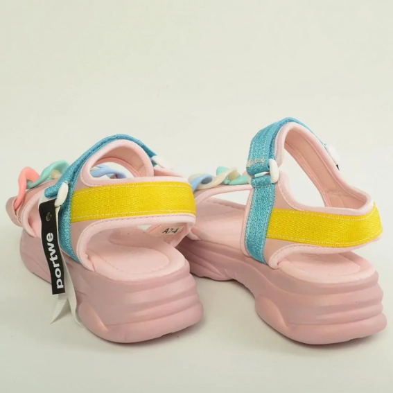 Босоножки детские 338338  Fashion Розовый фото 5 — интернет-магазин Tapok