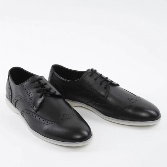 Туфлі чоловічі 338553 Fashion Чорний фото 4 — інтернет-магазин Tapok