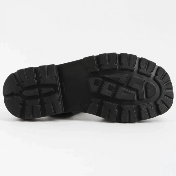 Босоножки женские кожаные 339849  Fashion Черный фото 3 — интернет-магазин Tapok