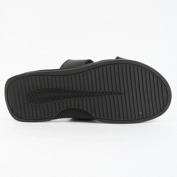 Шлепанцы мужские кожаные 339864  Fashion Черный фото 3 — интернет-магазин Tapok